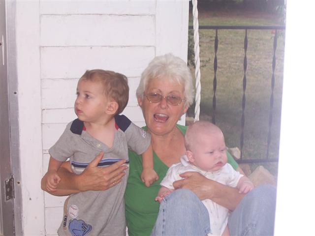 Grandma and her two grandsons