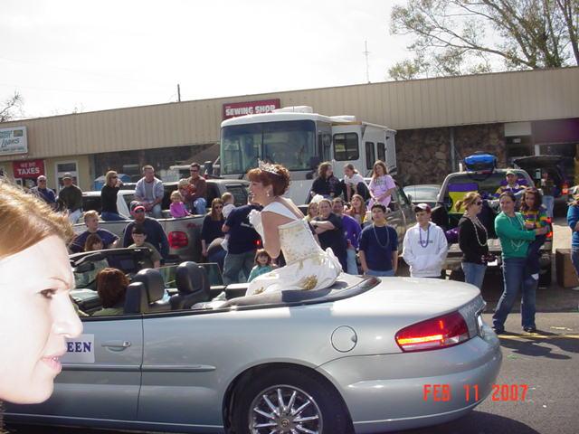 Last year's queen of the parade!