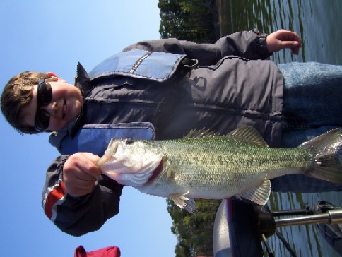 Wes Stapp with a Rayburn Bass